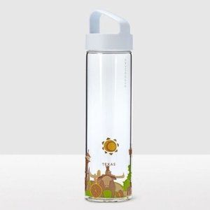 🌟 Starbucks 🌟 'You Are Here' Glass Water Bottle Collection 2015, 'TEXAS'